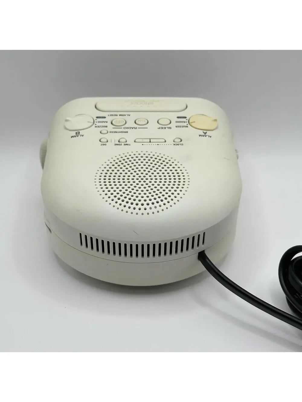 Sony Dream Machine ICF-C318 AM/FM Dual Alarm Clock Radio White, Tested, Works